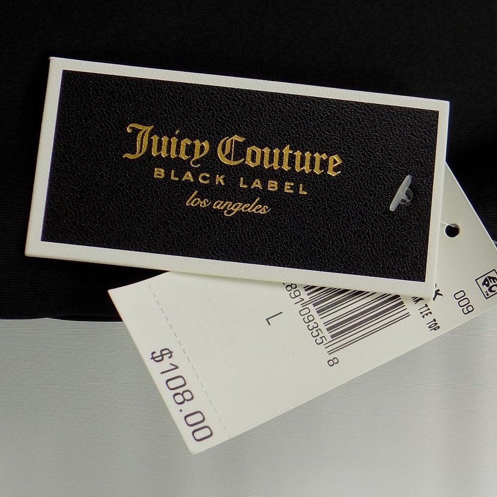 Juicy Couture Black Label Embroidered Heart Sleeveless Vest Top NWT Multiple Sz - Picture 2 of 10